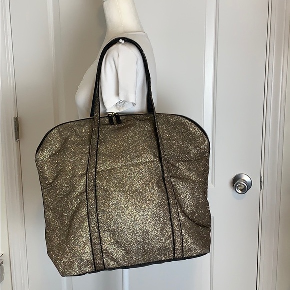 Victoria’s Secret Metallic Fabric Tote - Picture 3 of 8